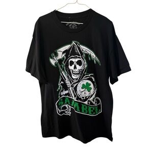 Sons of Anarchy Sambel Belfast Men’s Black T Shirt Size 2XL Crew Neck